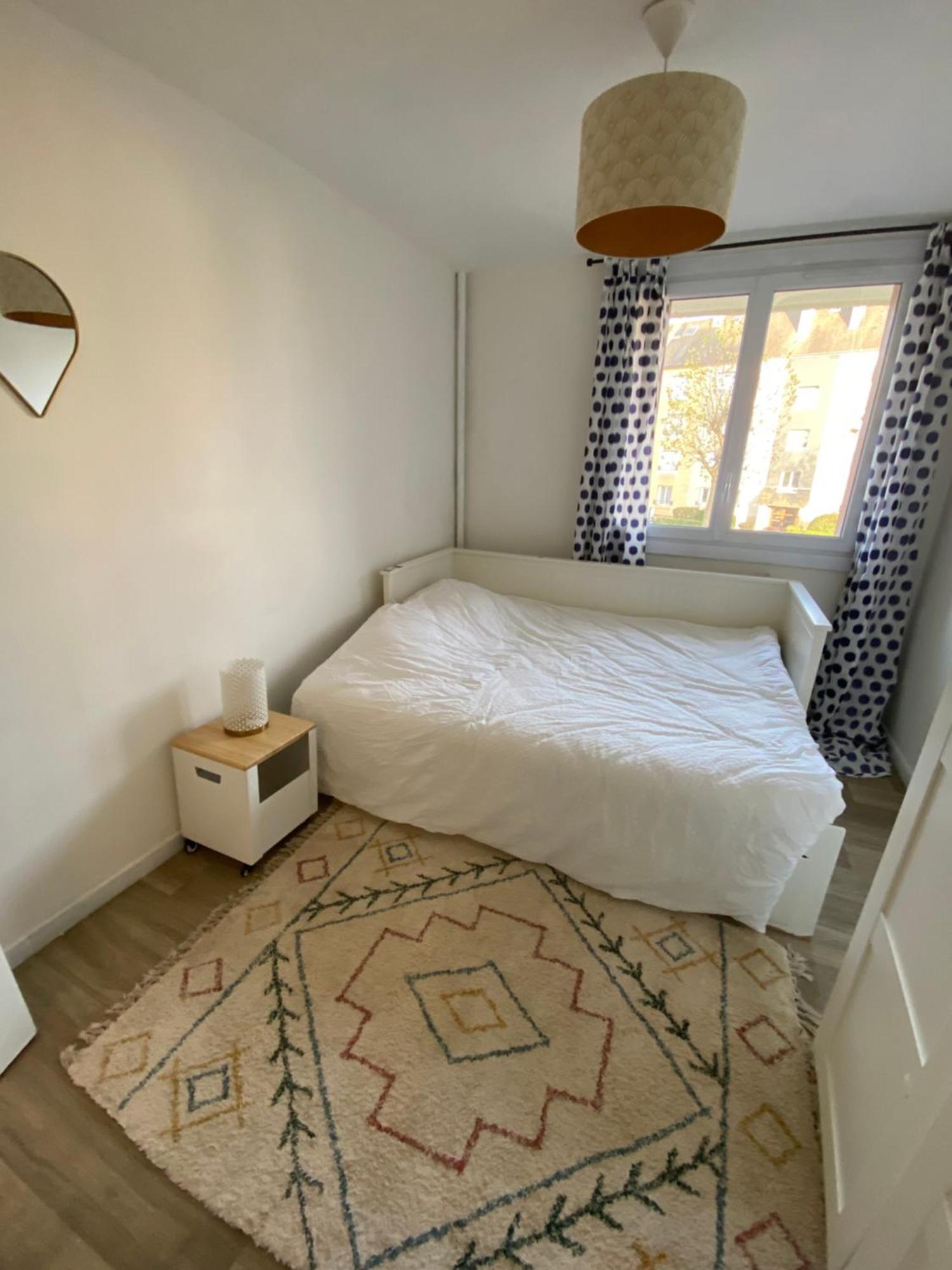 Bel Appartement Spacieux ,Convivial De 3 Chambres Avec Parking Prive Secure Caen Bagian luar foto