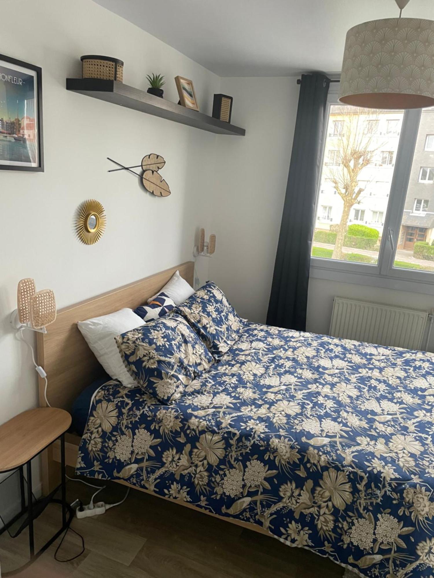 Bel Appartement Spacieux ,Convivial De 3 Chambres Avec Parking Prive Secure Caen Bagian luar foto